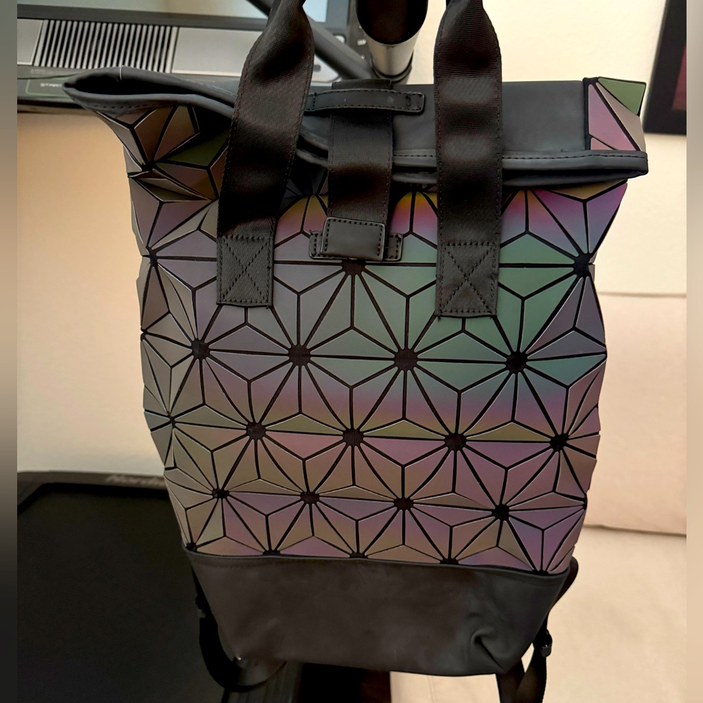 Luminous Geometric Backpack
